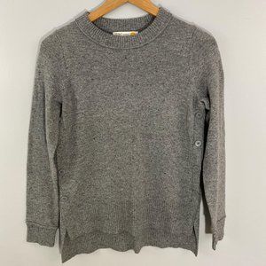 C & C California Sweater with Side Buttons